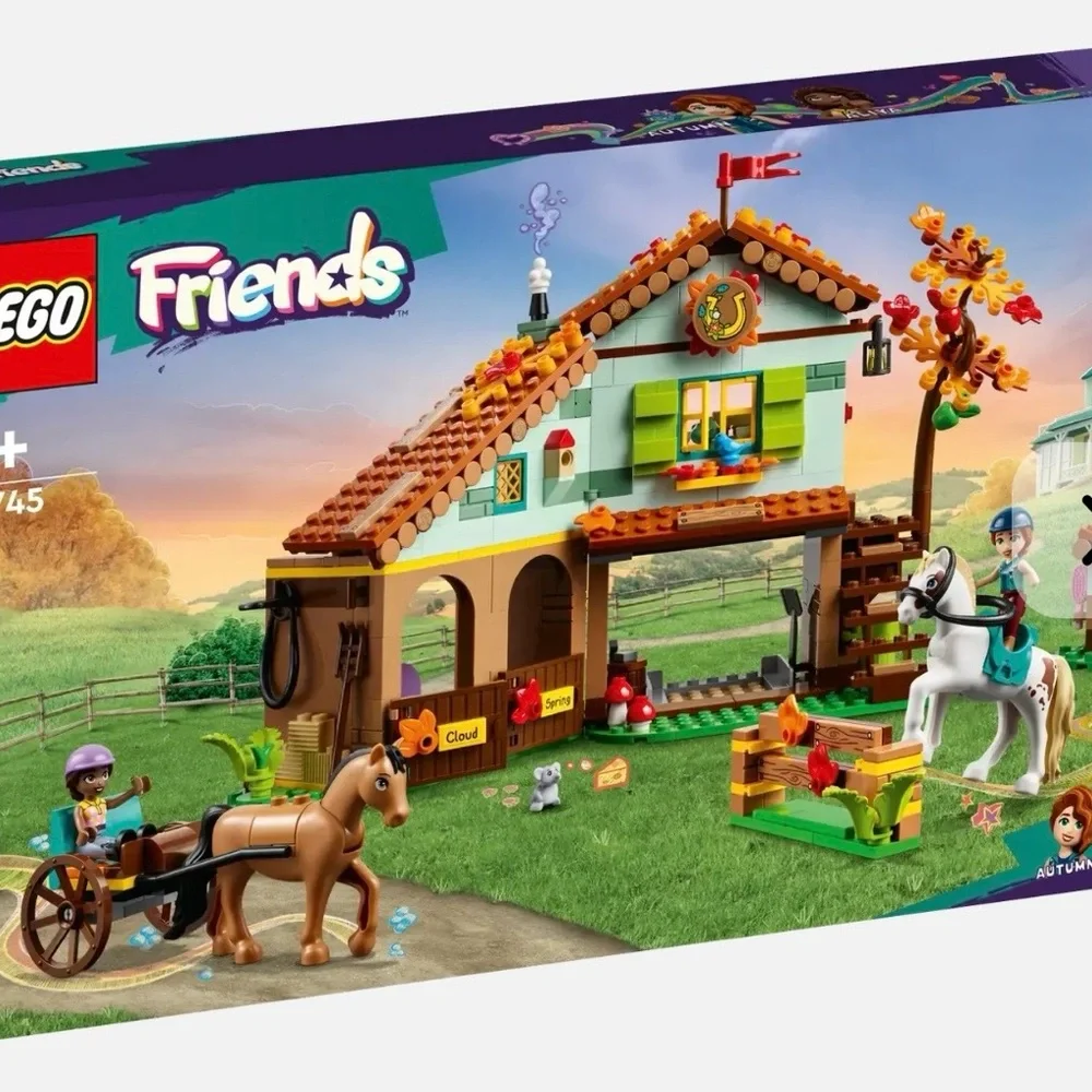LEGO Friends Autumn’s Horse Stable 41745 Building Toy 90% complete